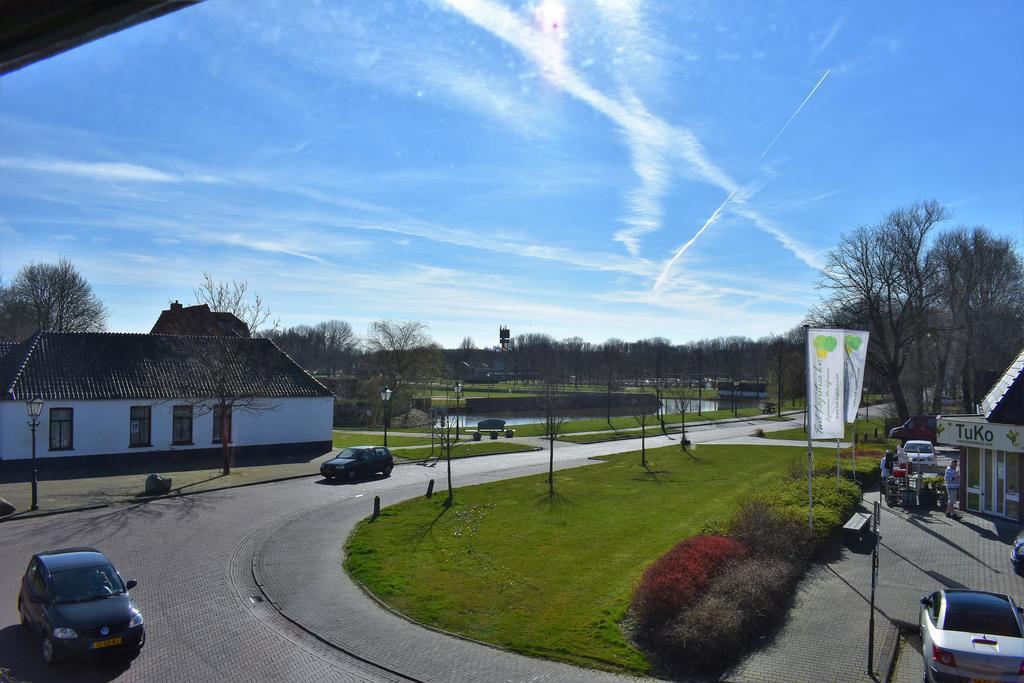 Reiderland Appartementen Centrum Bad Nieuweschans 50 Meter Supermarkt Dış mekan fotoğraf
